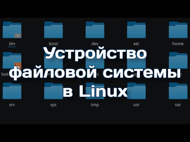 Структура файлов и каталогов в Linux