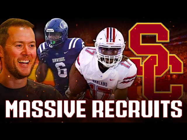 USC Just Landed The SCARIEST & FASTEST Recruits In The Country!!!