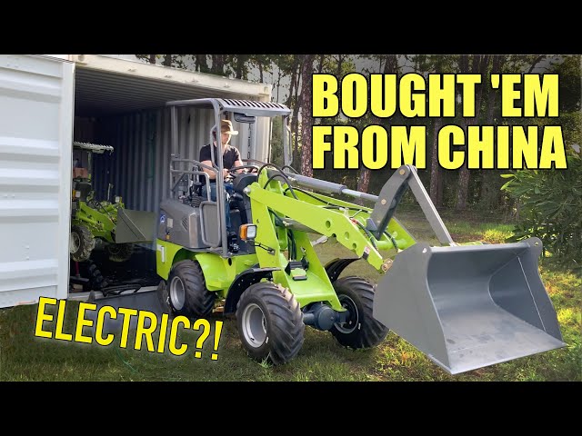 I bought a container full of Chinese electric construction equipment!