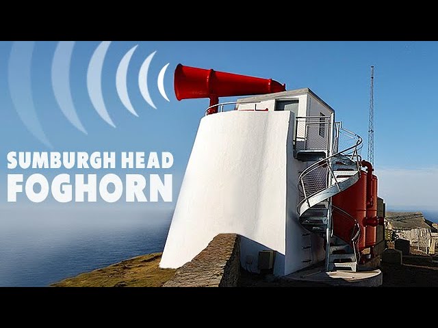 Sounding The Sumburgh Head Foghorn The Last Working Foghorn in Scotland.