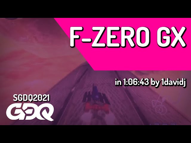 F-Zero GX by 1davidj in 1:06:43 - Summer Games Done Quick 2021 Online