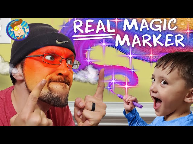 DRAWING on Walls with REAL MAGIC Markers! NO, Shawn! (FV Family Vlog + DIY on TIK TOK)