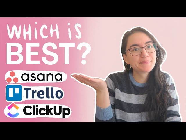 Clickup vs. Asana vs. Trello // best project management tool for you