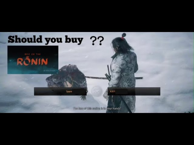 Should You Buy: Rise of the Ronin (no nonsense review)