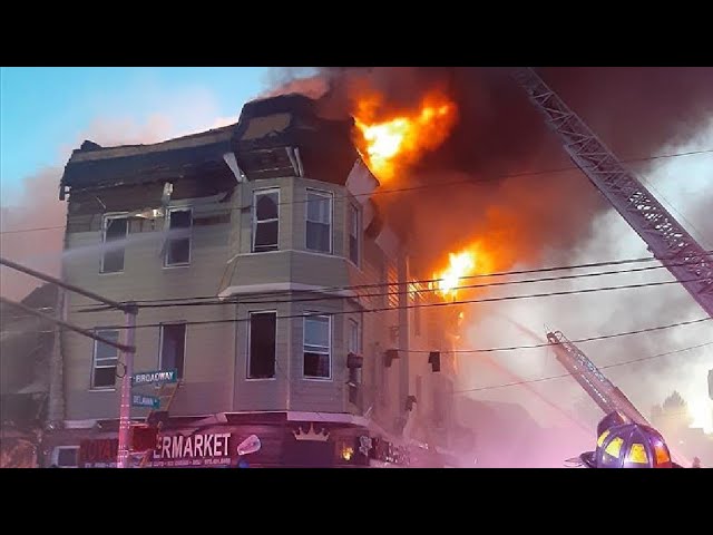 Camera 2 Full Video Of Newark 3rd Alarm Fire On Broadway 4-22-24