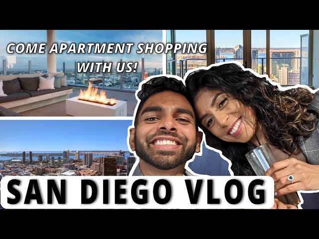 San Diego Vlog | Come Apartment and Food Hunting With Me! | Eshi Jay