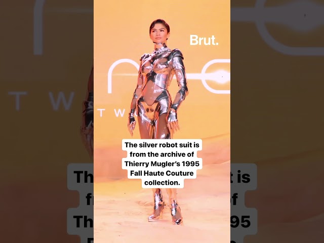 Zendaya made quite an entrance at the world premiere of “Dune: Part Two” in a silver robot suit.