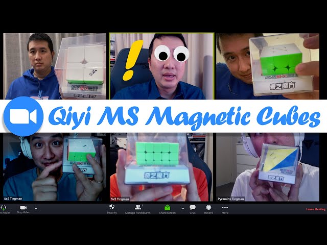 ZOOM REVIEW // QIYI MS MAGNETIC CUBES