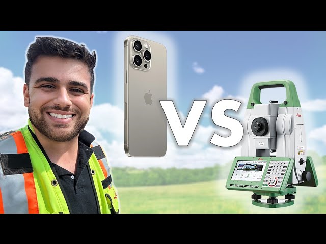 iPhone 15 Pro LiDAR and Camera vs Survey Total Station Accuracy