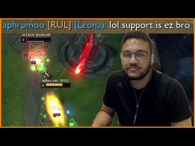 Aphromoo : "Support is Easy Bro" - Best of LoL Streams #310
