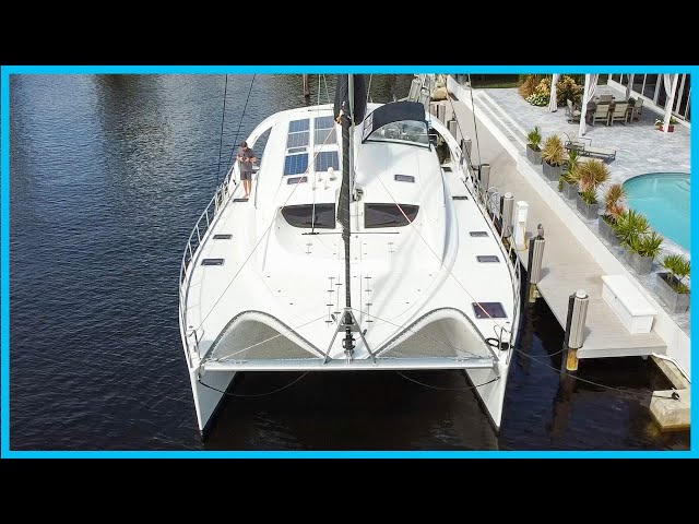 Is This a SPACESHIP or a Luxury DREAM Catamaran? [Full Tour] Learning the Lines