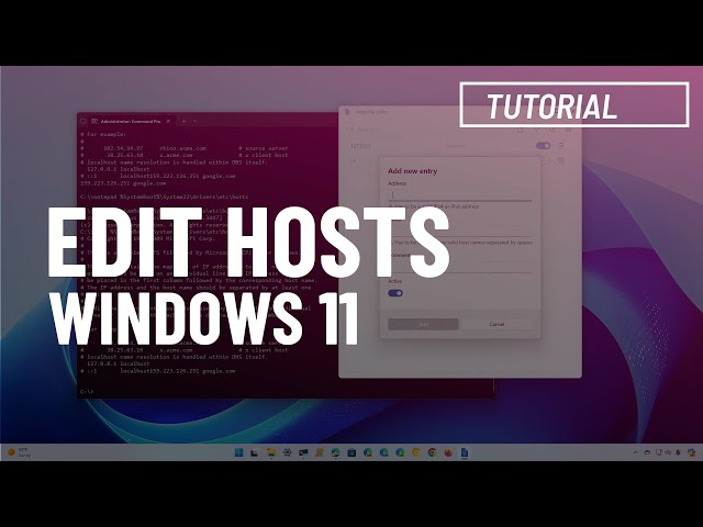 Windows 11 (and 10): 3 EASY ways to edit the HOSTS file