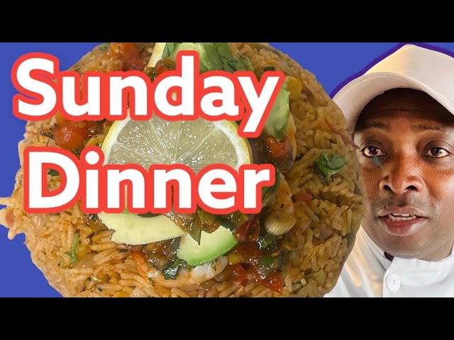 Sunday dinner vegetable rice with prawn | ( Chef Ricardo Cooking )