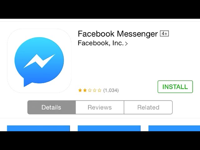 Facebook for iPhone: Installing Messenger