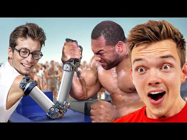 Nerd Builds an Arm To Beat Pro Arm Wrestlers