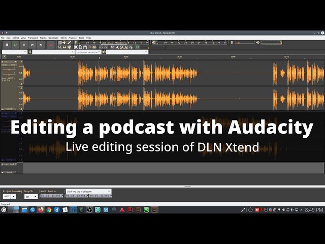 Podcast Editing in Audacity