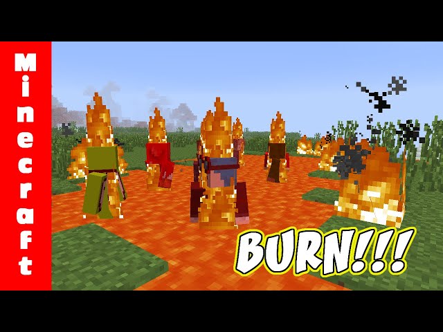 I Cooked a Bunch of Famous Minecraft YouTubers in Lava! #shorts