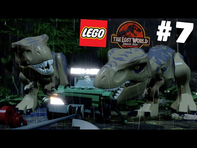 DISERANG T-REX SUAMI ISTRI!! | Lego Jurassic World #7 (Bahasa Indonesia)