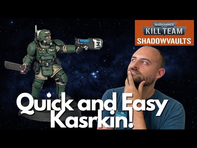 How to paint Kill Team:Shadowvaults: Kasrkin! Quick and easy tutorial!