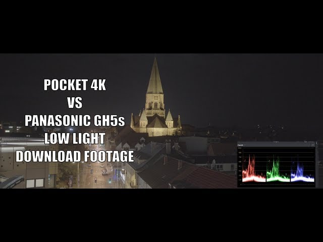 Blackmagic Pocket Cinema Camera 4k vs GH5s