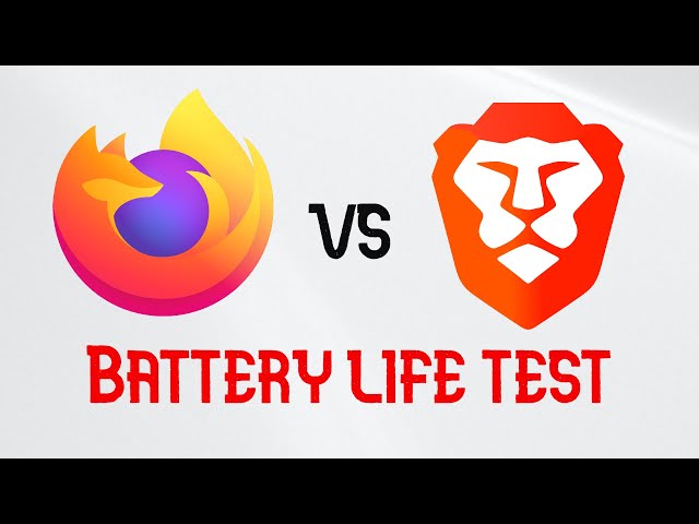 Mozilla Firefox vs Brave Browser BATTERY LIFE TEST