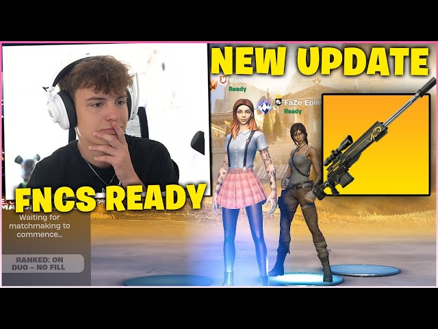 CLIX REACTS & PLAY NEW FORTNITE UPDATE & PROVES HE'S Ready To WIN FNCS! (Fortnite Moments)