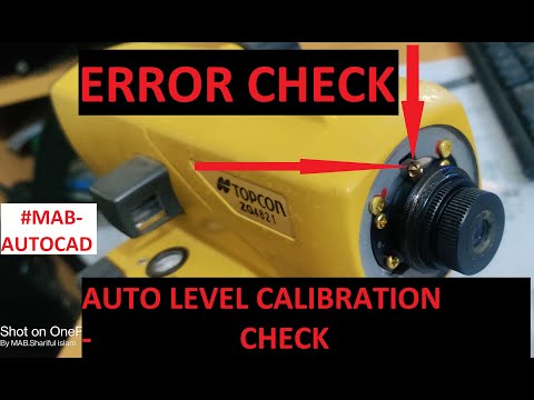 #AutolevelCalibration#level Error Check #level bubble Error # Level Calibration #Topcon_level#sokkia