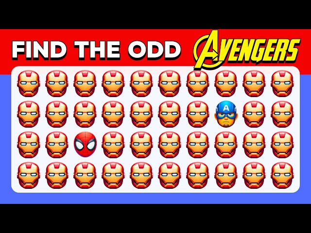 Find the ODD One Out - Avengers Edition! 🦸‍♂️🦸‍♀️ 30 superhero levels - Easy, Medium, Hard