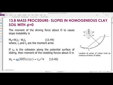 CE 441: Slope Stability