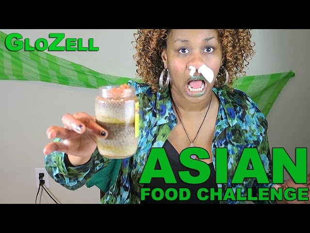Asian Food Challenge - GloZell