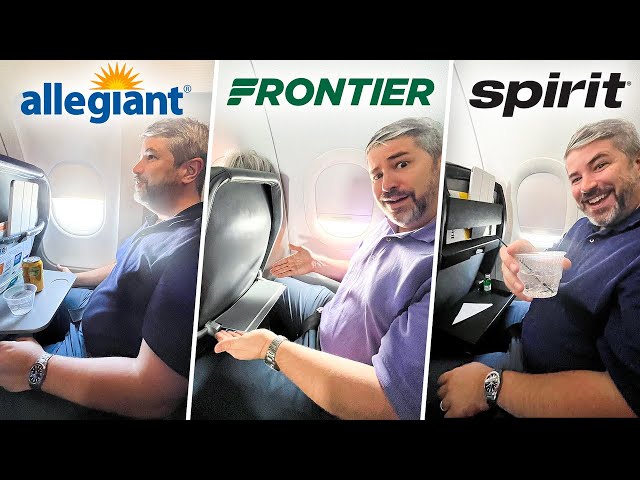 America's WORST Airlines? (Allegiant vs Frontier vs Spirit)