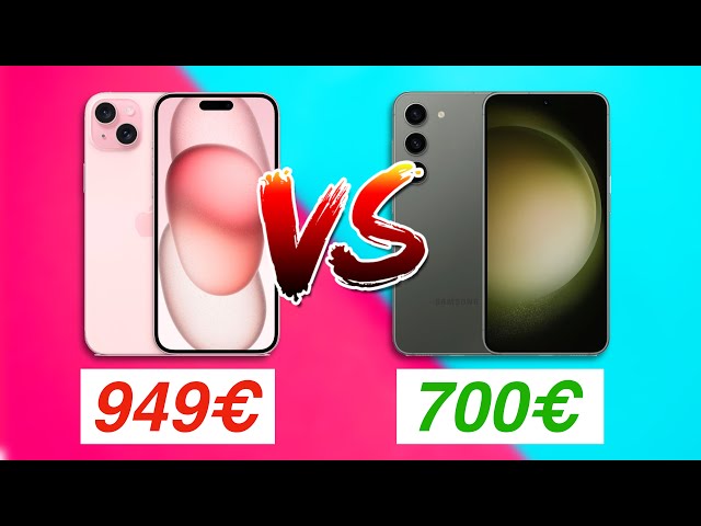 UNERWARTET! 😳 iPhone 15 VS Samsung Galaxy S23 (vergleich)