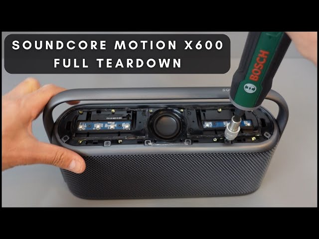 Soundcore Motion X600 Bluetooth Speaker Full Teardown