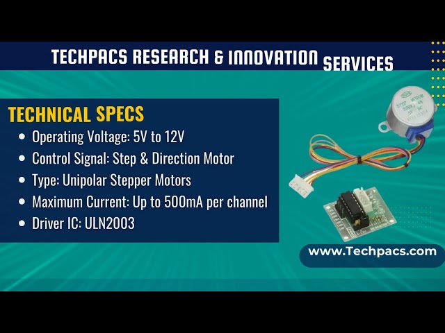 Stepper Motor Drive using ULN2003 Detailed Description,Applications and Technical Specifications
