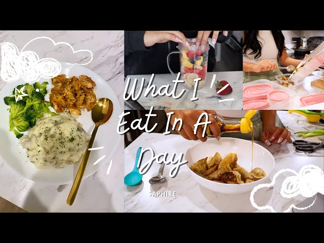 What I Eat In A Day | Casual/Non-Productive 🍔🥑✨