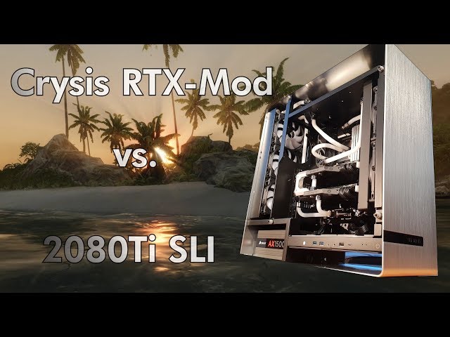 🌴Can It Run Crysis?🌴 2080 Ti SLI vs. Raytracing + Reshade Mod - Insane Graphics!