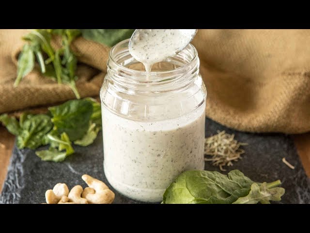 SIMPLE Cashew Ranch Dressing || COOKING WITH BERTA JAY