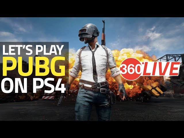 Let's Play PUBG PS4 Pro Live Stream