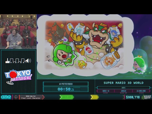 Super Mario 3D World by peteyboo in 1:51:54 - AGDQ 2018 - Part 52