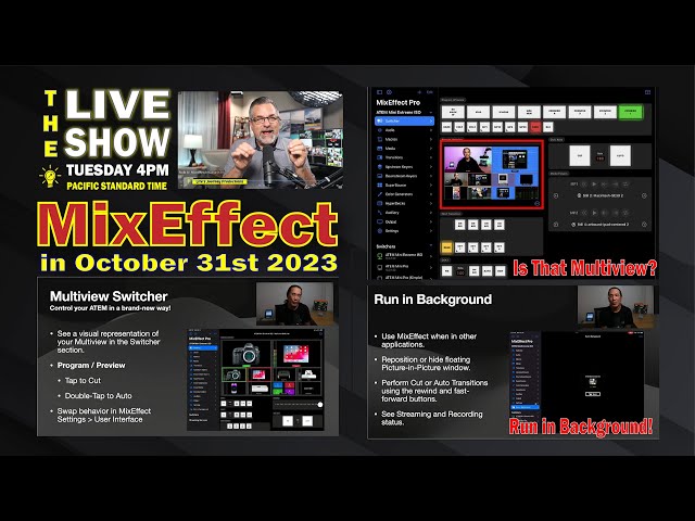MixEffect Remote Switcher Control for ISO Devices/What's new in October 2023!