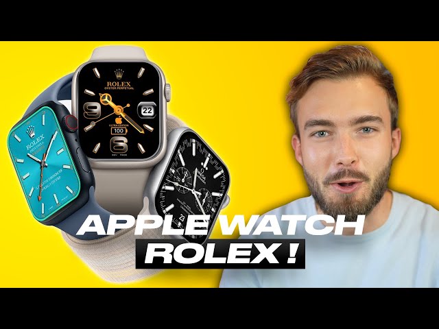 Comment transformer son Apple Watch en Rolex ?