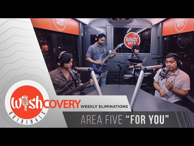 Area Five performs "For You" LIVE on Wish 107.5 Bus