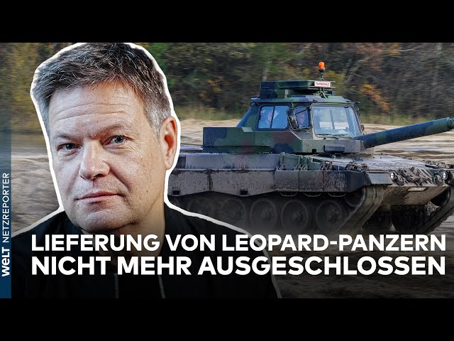 WAFFENHILFE FÜR DIE UKRAINE: Habeck schwenkt bei Leopard-Panzernlieferungen um