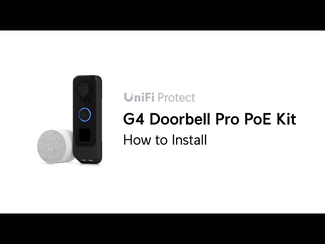 How to Install: G4 Doorbell Pro PoE Kit
