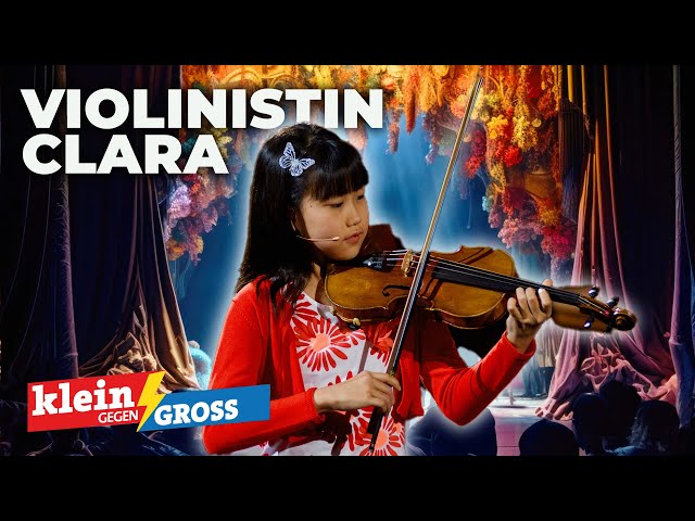Geigen-Wunder Clara (10) spielt seitdem sie zweieinhalb ist! | Klein gegen Groß