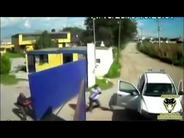 Armed Robbery Gunfight Caught on Camera | Active Self Protection