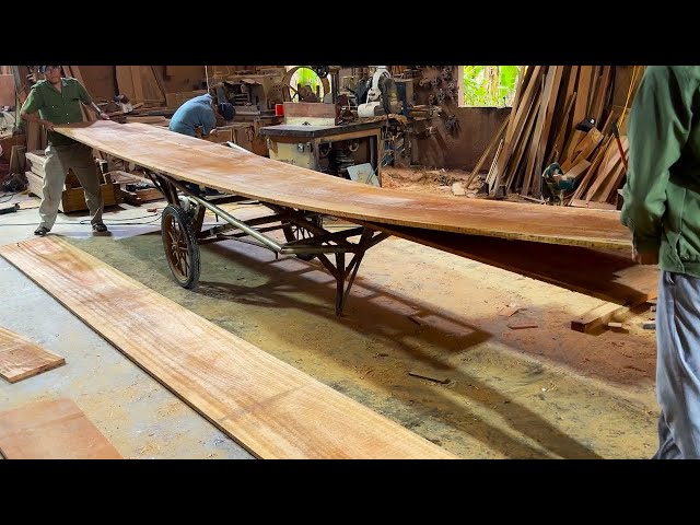 Ingenious Skills Woodworking MrVan and Partner // Amazing Design Rare Hardwood Partition Living Room