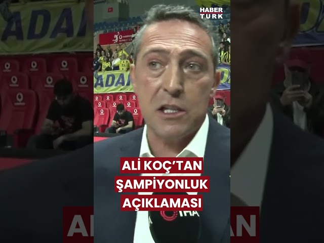 Ali Koç: "Fenerbahçe'nin son 10 yılda başına gelen hangi takımın başına gelmiş" #shorts #fenerbahçe