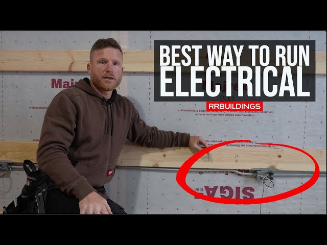 The BEST way to run ELECTRICAL in the BEST HOUSE