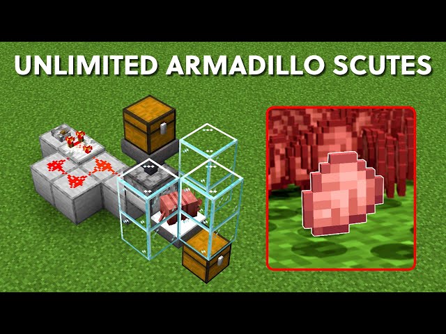 Ultimate Scute Farming Tips with ARMADILLOS in Minecraft 1.21!